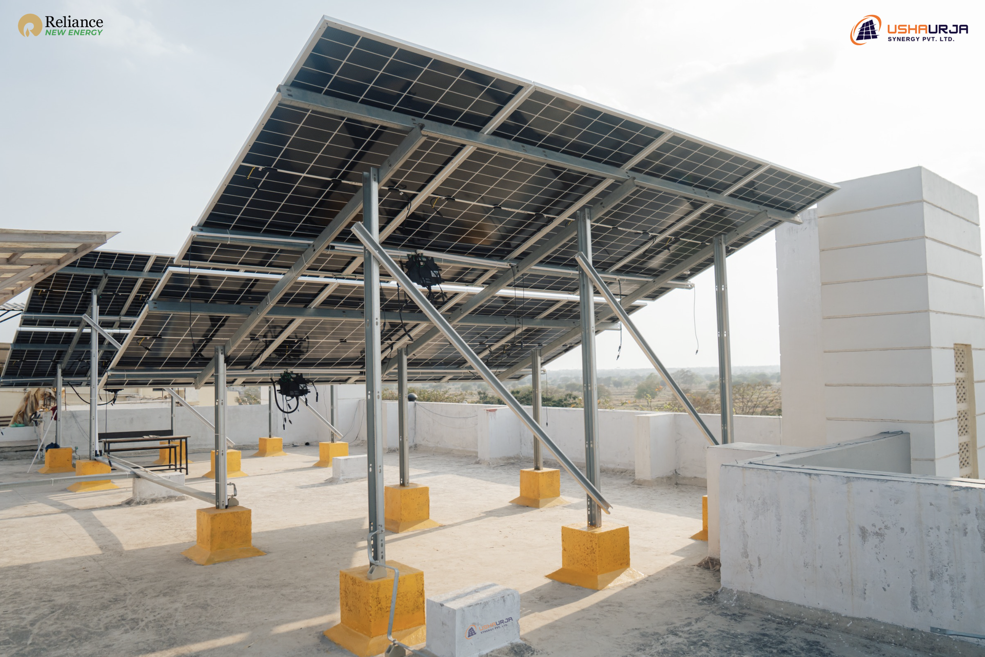 Chhattisgarh's 1st Reliance Solar Project @Neeraj Bajpayee International School by UshaUjra